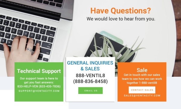 Contact Page_Ventacity Systems Website ReBuild Bushnell Design Studio Website ReBuild for Ventacity Systems in Portland, OR